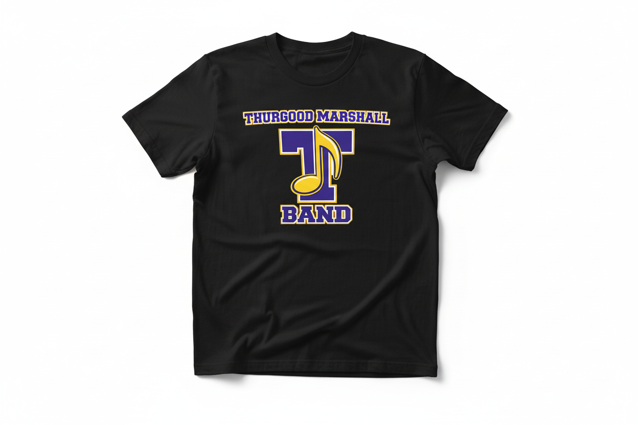 Black Thurgood Marshall Band T-shirt