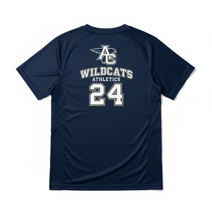 Custom Team Shirt - Navy Back