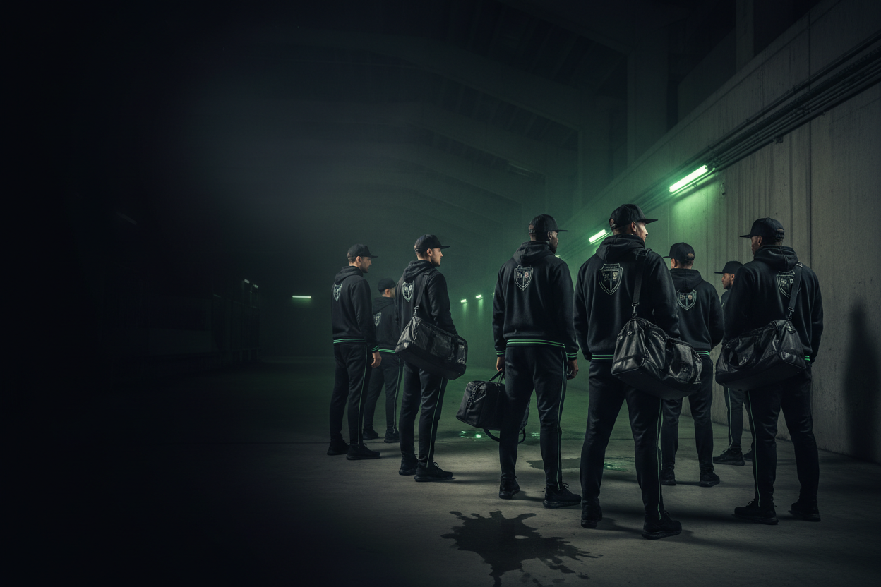 Locker Room Customs — Cinematic Background