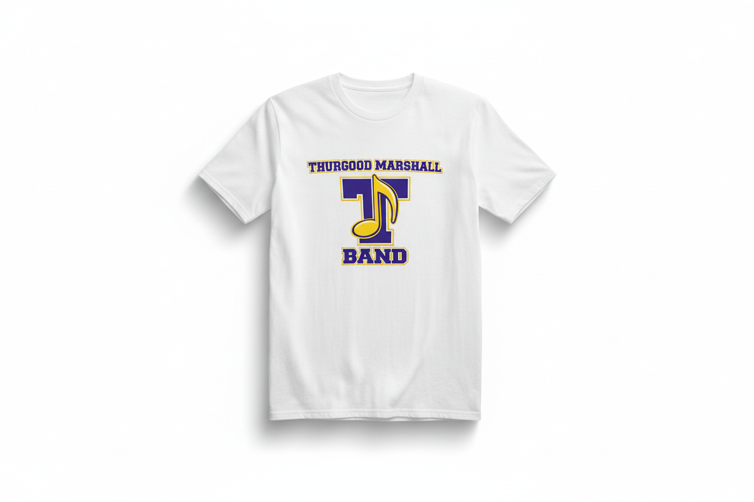 White Thurgood Marshall Band T-shirt